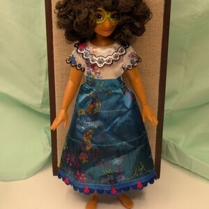 Disney  Encanto Mirabel Madrigal Doll with Blue and White Embroidered Dress